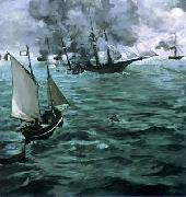 Edouard Manet The Battle of the Kearsarge and the Alabama France oil painting artist